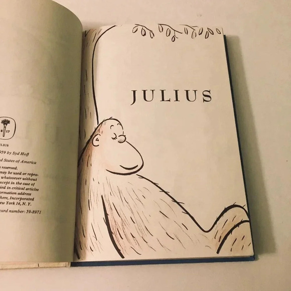 Vintage 1959 Julius by Syd Hoff An I  can Read Book Hardcover - Picture 11 of 16
